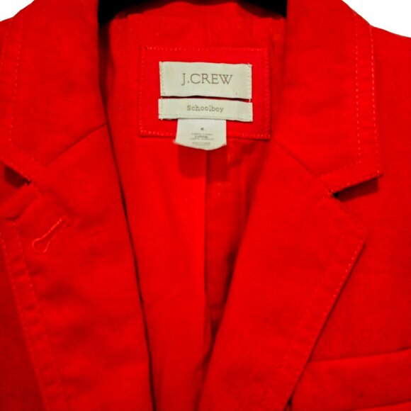 J.Crew Orange Linen Schoolboy Blazer – Size 6 - Picture 2 of 8